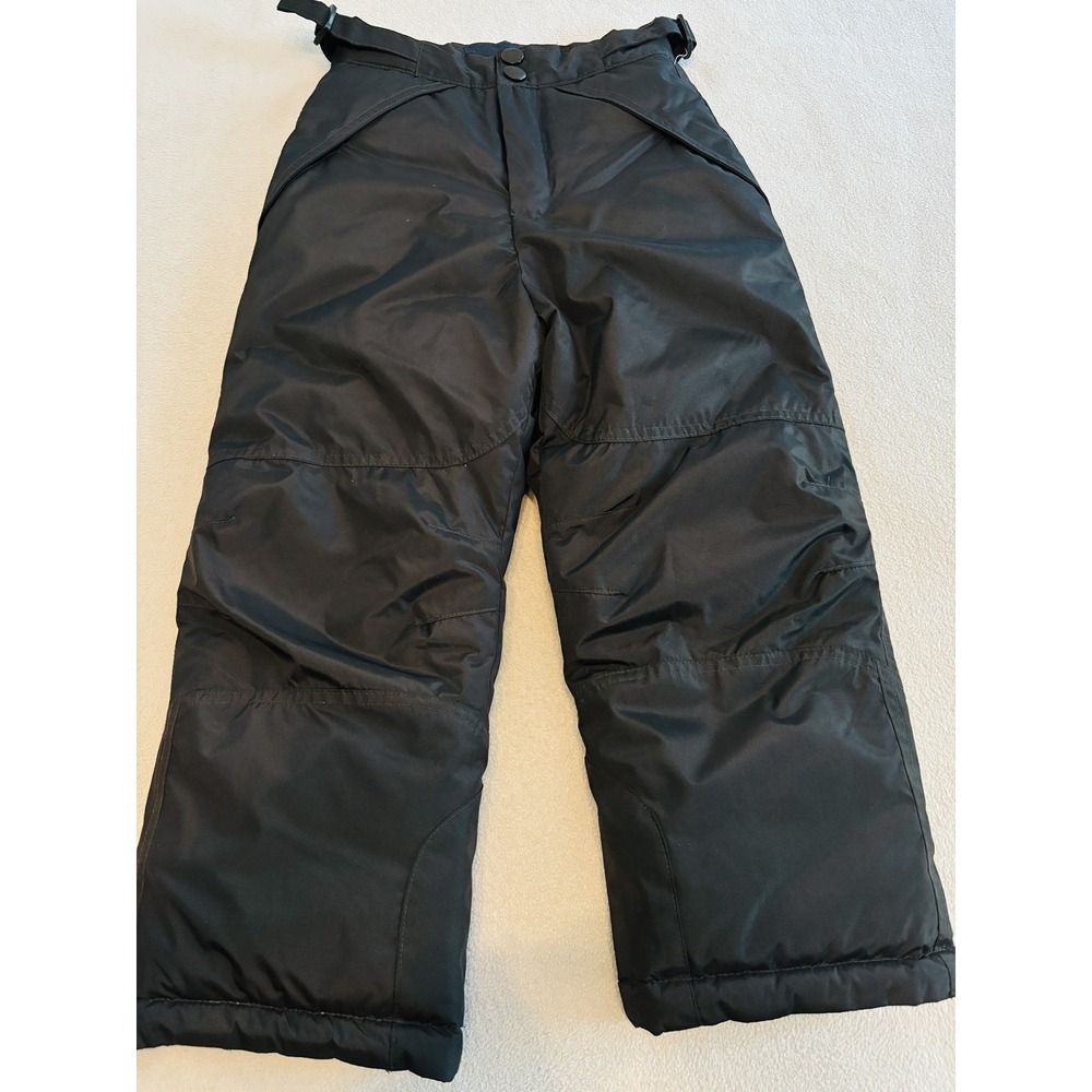 London Fog unisex Black Winter Snow Ski Pants M (5-6) Snowboarding Sledding